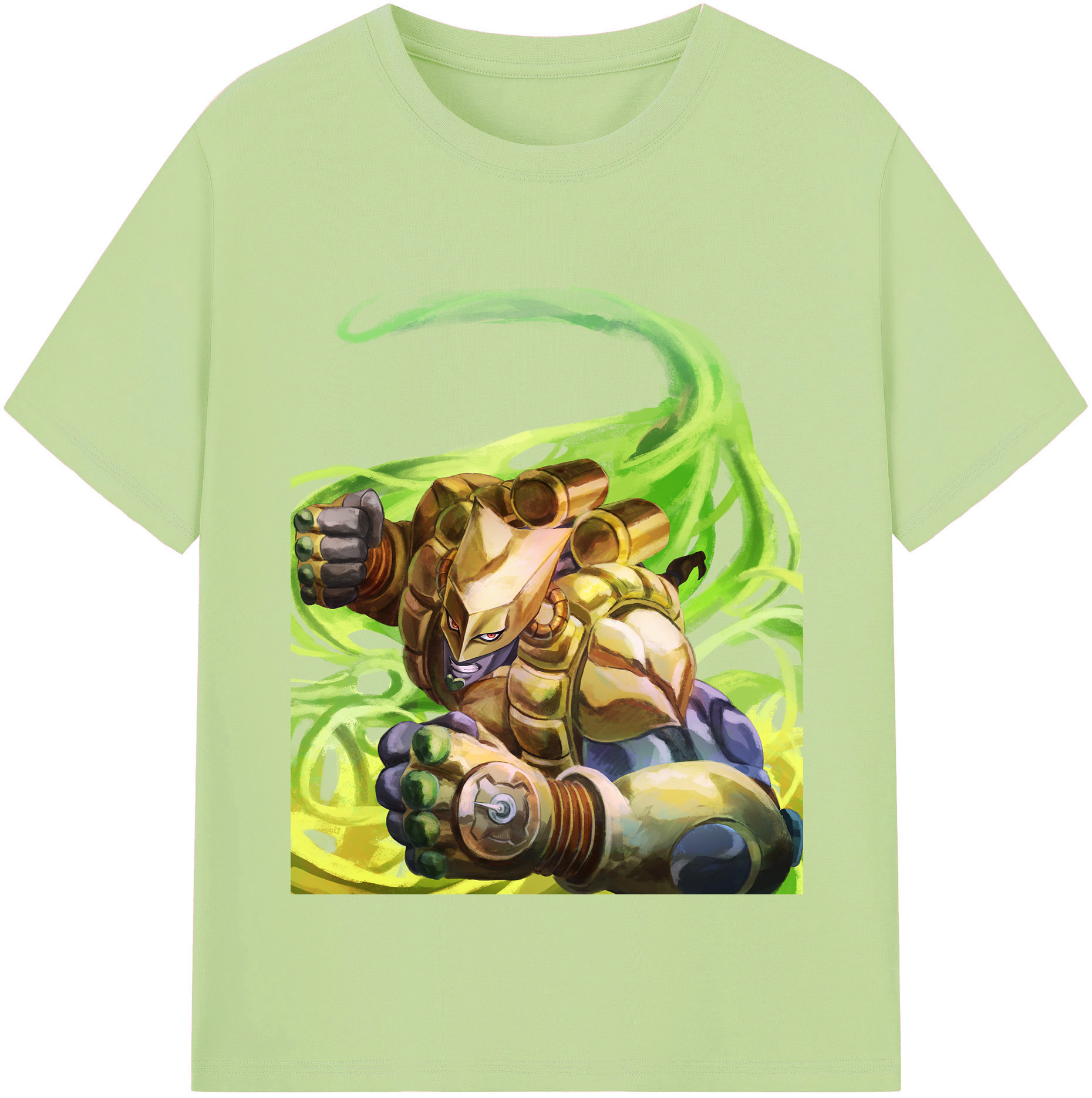 （画像用） ジョジョの奇妙な冒険 ディオ?ブランドー JoJo's Bizarre Adventure Dio Brando 綿100％半袖Tシャツ（フロントプリント）